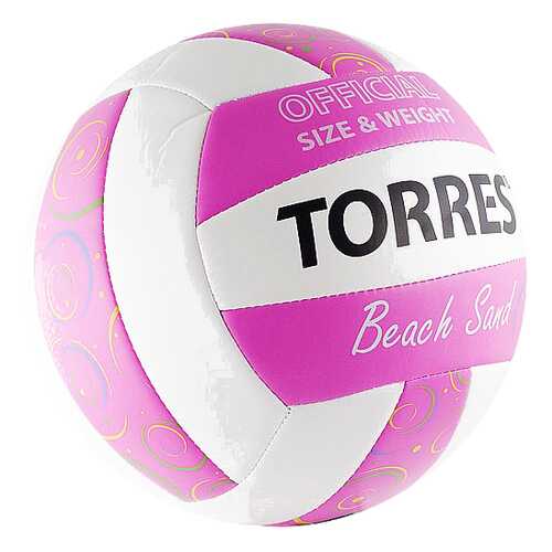 Волейбольный мяч Torres Torres Beach Sand Pink №5 pink в Интерспорт