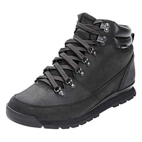 Ботинки The North Face Back-To-Berkeley Redux Leather, tnf black/tnf black, 8.5 US в Интерспорт