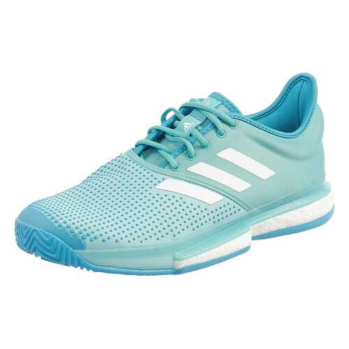 Кроссовки Adidas SoleCourt Boost M x Parley, blue spirit/cloud white/blue, 40.5 EU в Интерспорт