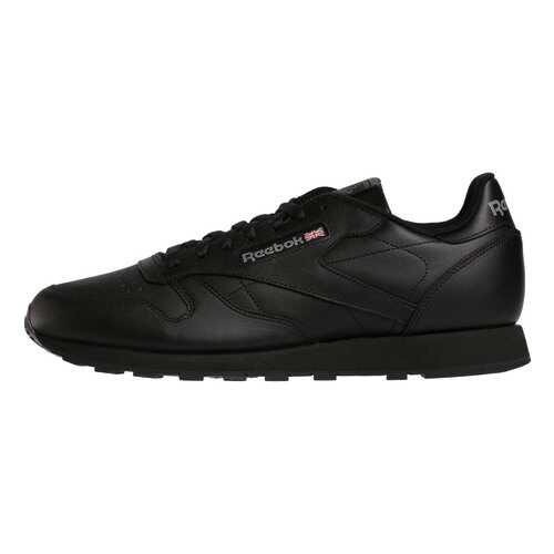 Кроссовки Reebok Classic Leather, черный, 11 US в Интерспорт