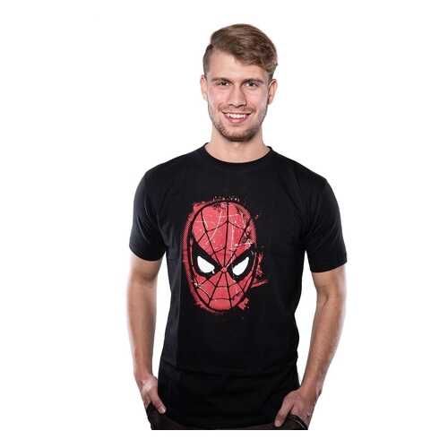 Футболка Good Loot Marvel Comics Spiderman Mask, черный, XL INT в Интерспорт