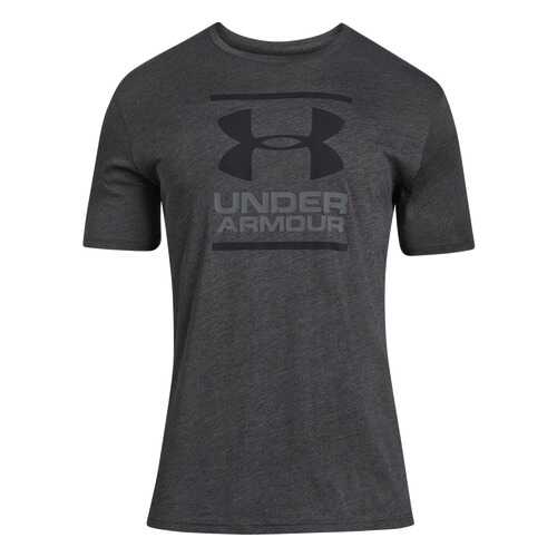 Футболка Under Armour Charged Cotton GL Foundation SS, 019 серая, SM в Интерспорт