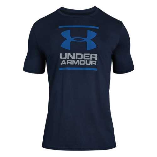 Футболка Under Armour Charged Cotton GL Foundation SS, 408 синяя, XL в Интерспорт