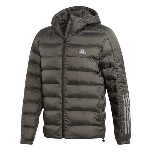 Куртка Adidas Itavic 3-Stripes 2.0 Padded Hooded FZ, legend earth/black, L в Интерспорт