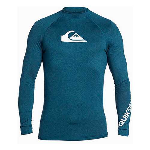 Лонгслив Quicksilver All Time UPF 50, majolica blue heather, M INT в Интерспорт