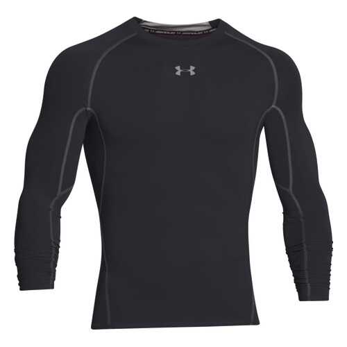 Лонгслив Under Armour HeatGear Armour Compression LS, 001 черный, LG в Интерспорт