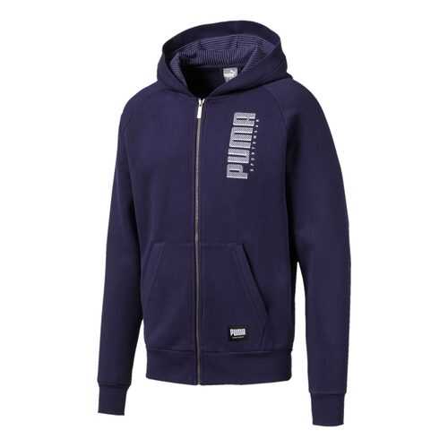 Толстовка Puma Athletics Hooded Full Zip, peacoat, L INT в Интерспорт