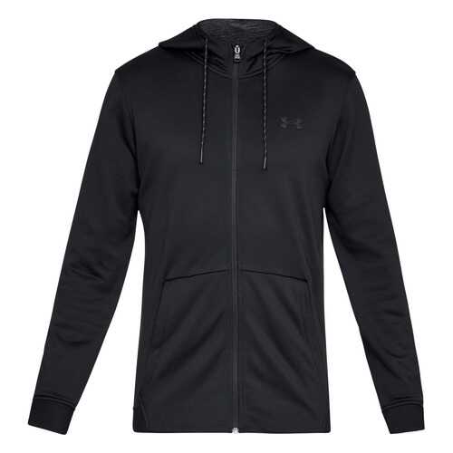 Толстовка Under Armour Fleece Full Zip Hooded, 001 черный, SM INT в Интерспорт