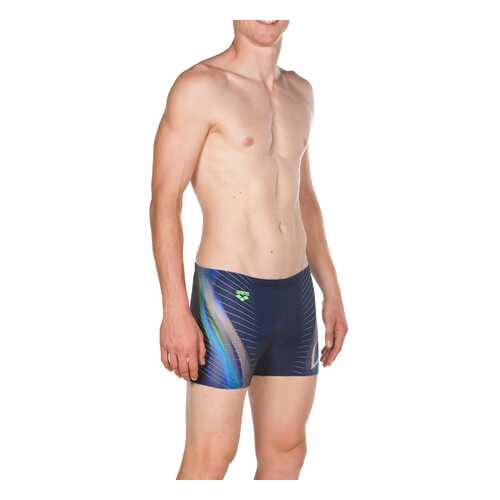 Шорты для плавания Arena Briza Short, navy/shiny green, 75 FR в Интерспорт