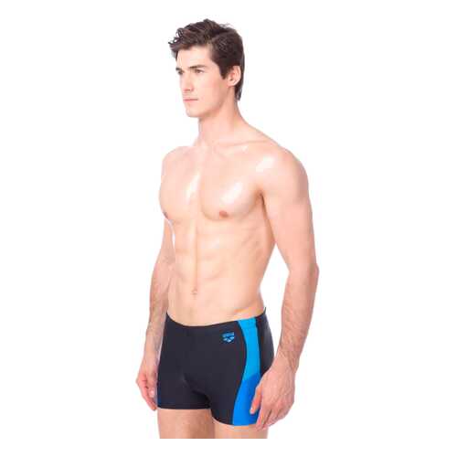 Шорты для плавания Arena Ren Short, black/pix blue/turquoise, 75 FR в Интерспорт