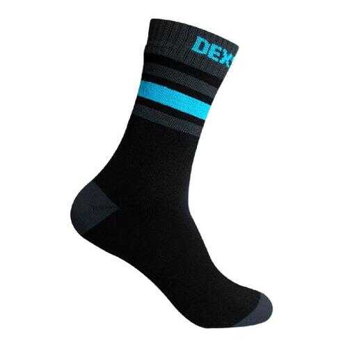 Носки DexShell Ultra Dri Sports Socks, черные/голубые, M в Интерспорт