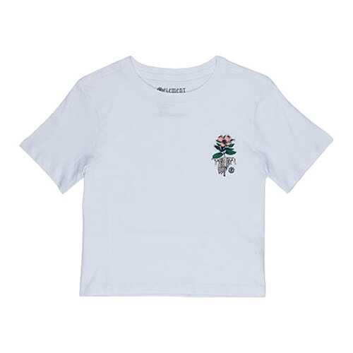 Футболка Element Optimist Crop, white, XS INT в Интерспорт