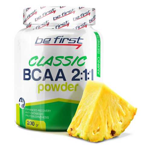 Be First BCAA Classic Powder 200 г ананас в Интерспорт