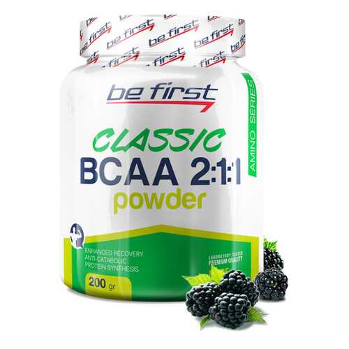 Be First BCAA Classic Powder 200 г ежевика в Интерспорт