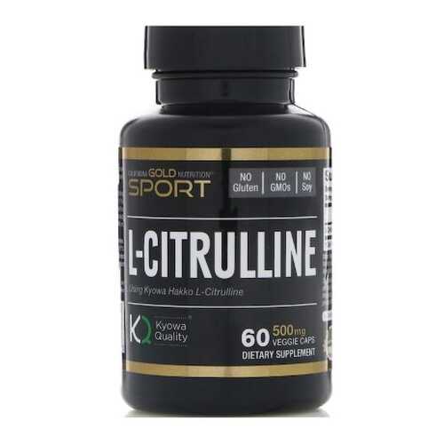 California Gold Nutrition L-Citrulline 60 капсул без вкуса в Интерспорт