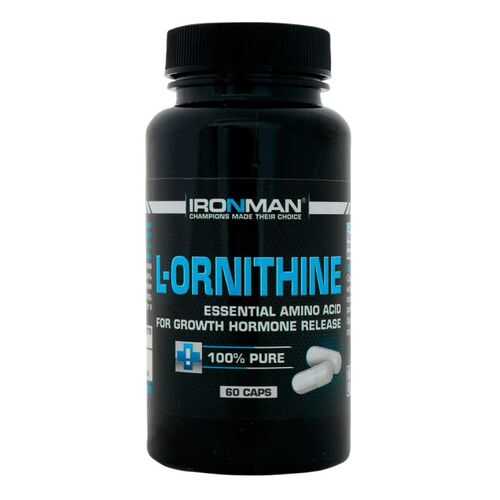 Ironman L-Ornithine 60 капсул без вкуса в Интерспорт