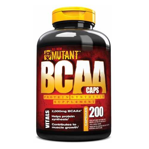 Mutant BCAA 200 капсул без вкуса в Интерспорт