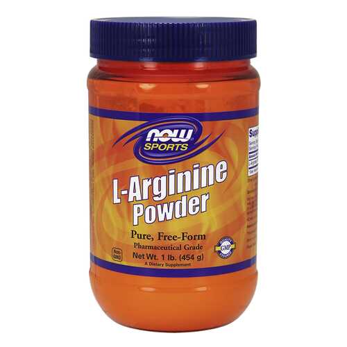 NOW Sports L-Arginine Powder 450 г без вкуса в Интерспорт