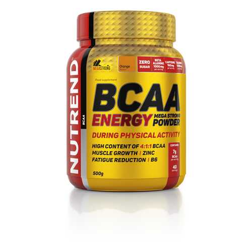 Nutrend BCAA Energy Mega Strong 500 г апельсин в Интерспорт