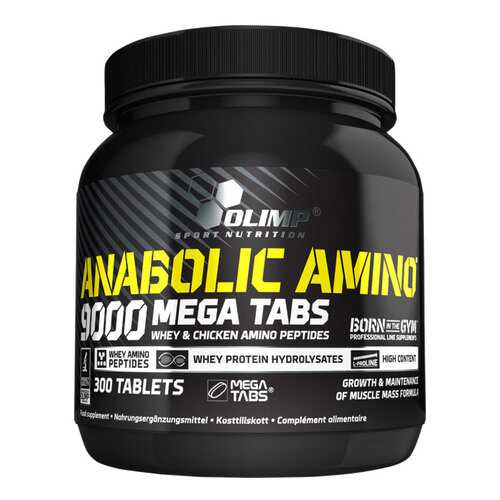 Olimp Anabolic Amino 9000 300 таблеток без вкуса в Интерспорт