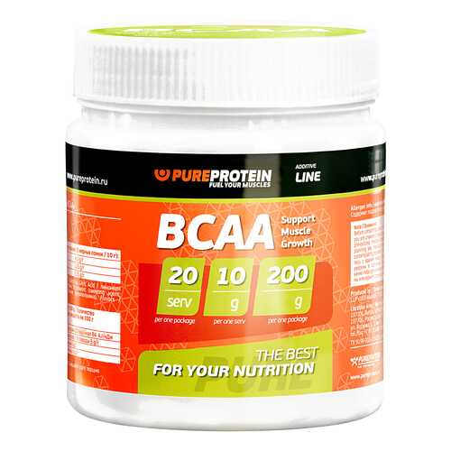 PureProtein BCAA 200 г апельсин в Интерспорт