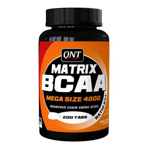 QNT BCAA Matrix 4800 200 таблеток без вкуса в Интерспорт