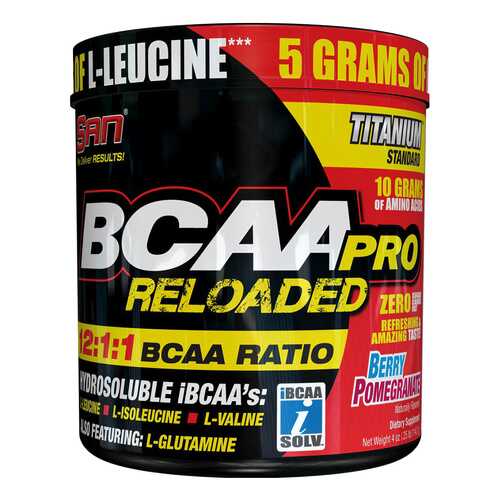 SAN BCAA Pro Reloaded 114 г голубика в Интерспорт