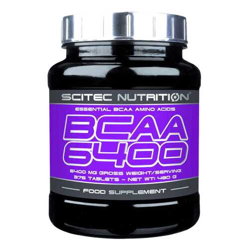 Scitec Nutrition BCAA 6400 375 таблеток без вкуса в Интерспорт