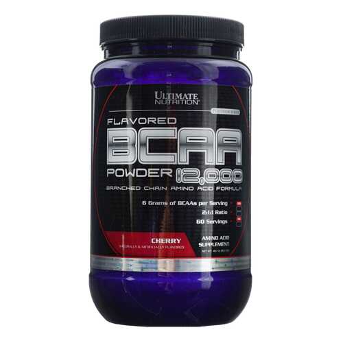 Ultimate Nutrition BCAA 12000 457 г вишня в Интерспорт