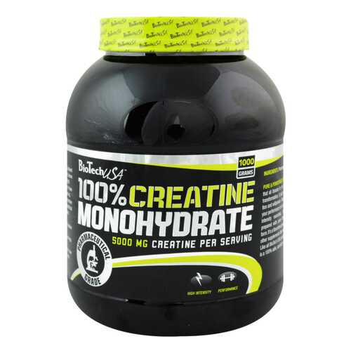 BioTech Creatine Monohydrate 1000 г без вкуса в Интерспорт