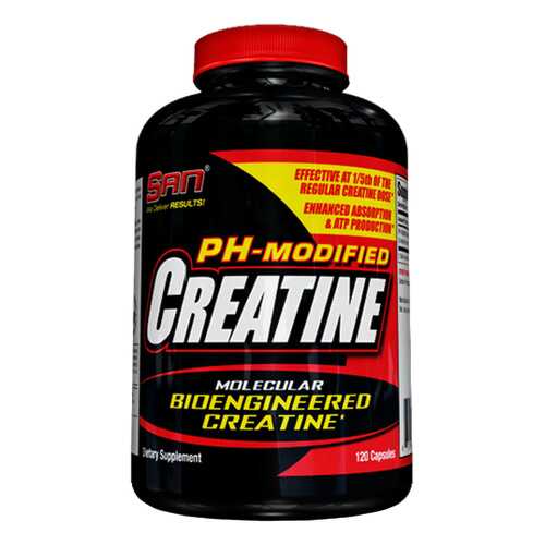 SAN PH-Modified Creatine 120 капсул без вкуса в Интерспорт