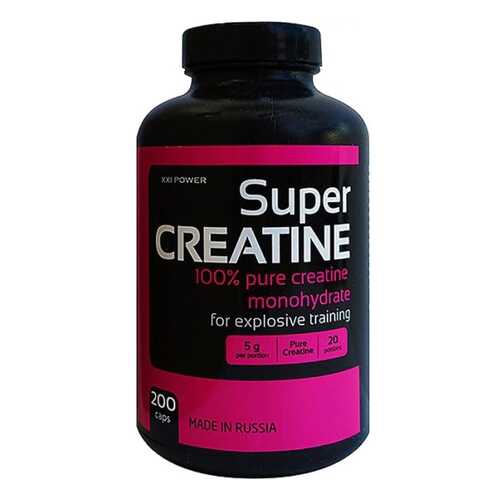 XXI Power Super Creatine 200 капсул без вкуса в Интерспорт