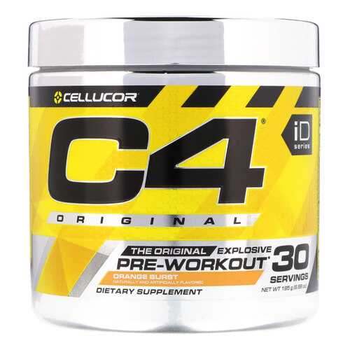 Предтренировочный комплекс Cellucor C4 Original 180 г, Orange Burst в Интерспорт