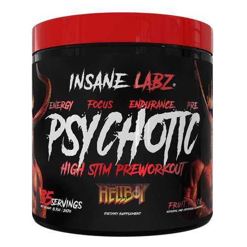 Предтренировочный комплекс Insane Labz Psychotic Hellboy Edition 250 г fruit punch в Интерспорт