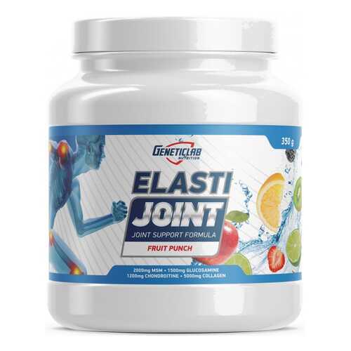 Глюкозамин хондроитин MSM GeneticLab Nutrition Elasti Joint 350 г Фруктовый Пунш в Интерспорт