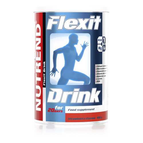 Напиток NUTREND Flexit Drink (400 г) клубника в Интерспорт