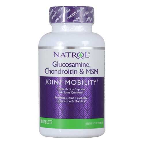 Natrol Glucosamine Chondroitin MSM 90tab (90 таб.) в Интерспорт