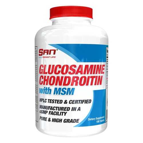 SAN Glucosamine Chondroitin MSM 180 tab (180 таблеток) в Интерспорт