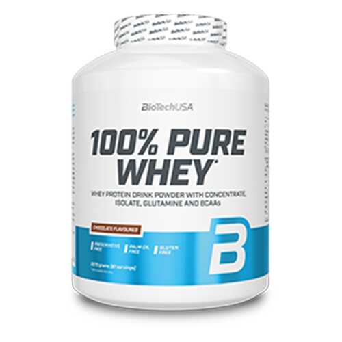 BioTech 100% Pure Whey, 1000г (Малиновый чизкейк) в Интерспорт