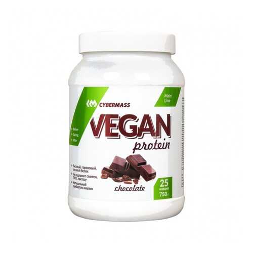 CyberMass Vegan Protein 750 г (вкус: шоколад) в Интерспорт