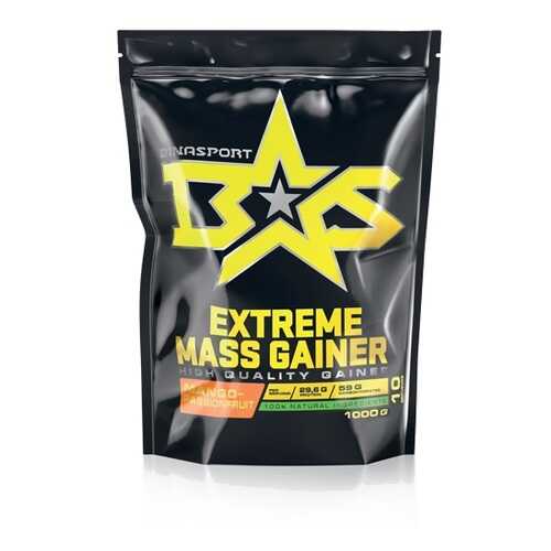 Гейнер Binasport Extreme Mass Gainer 1000 г Strawberry-Banana в Интерспорт