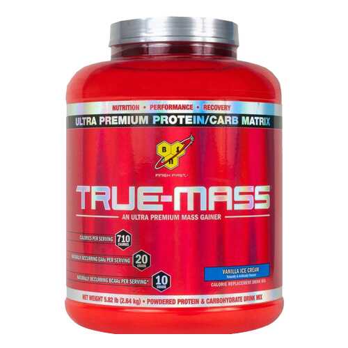 Гейнер BSN True-Mass 2610 г Vanilla Ice-Cream в Интерспорт