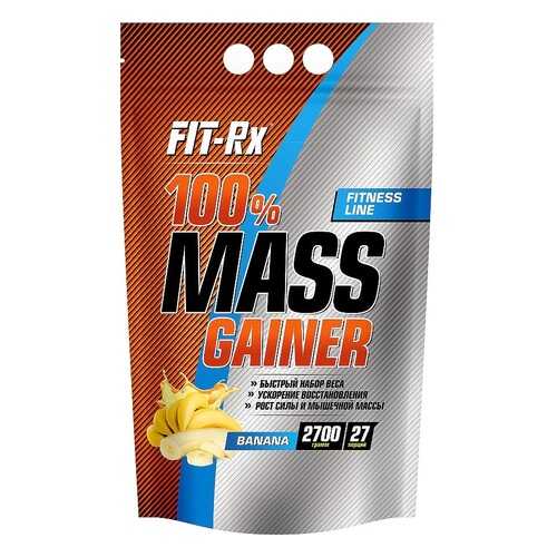 Гейнер FIT-Rx 100% Mass Gainer 2700 г Banana в Интерспорт