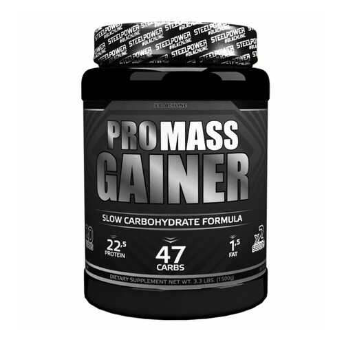 Гейнер Steel Power Nutrition Pro Mass Gainer 1500 г апельсиновое фондю в Интерспорт