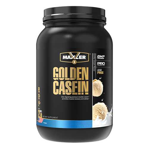 Maxler Golden Casein 908 гр. (Ваниль) в Интерспорт