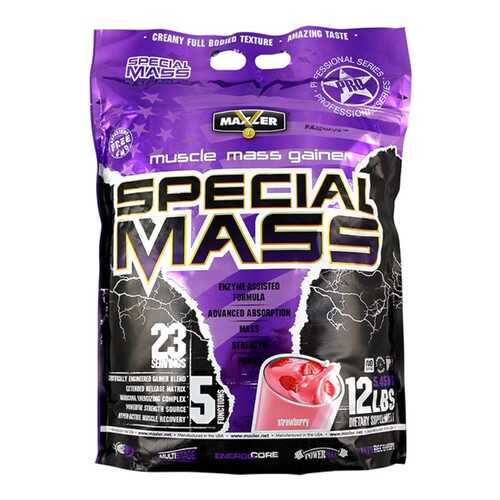 Maxler Special Mass Gainer, 5430 г, вкус: клубника в Интерспорт