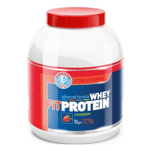 Протеин АКАДЕМИЯ-Т Fitness Formula Fit Whey Protein 2270 г Strawberry в Интерспорт