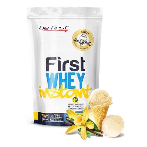 Протеин Be First Whey Instant 900 г Vanilla Ice-Cream в Интерспорт