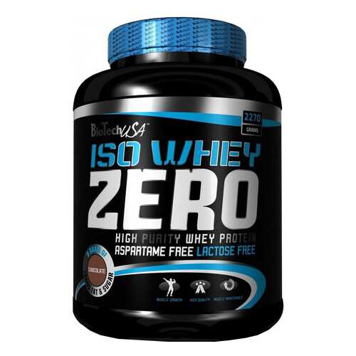 Протеин BioTech Iso Whey Zero 2270 г Strawberry в Интерспорт