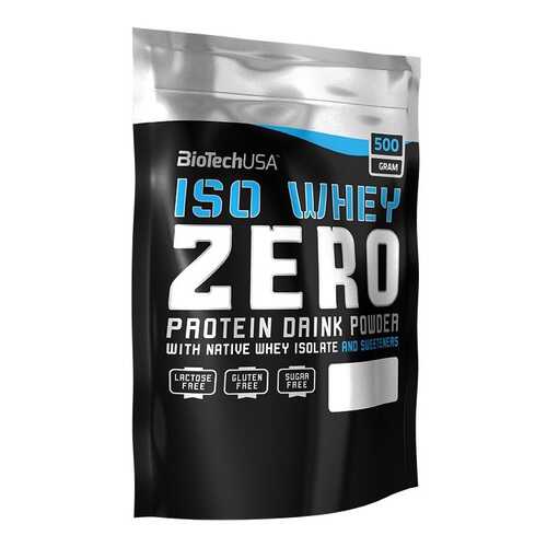 Протеин BioTech Iso Whey Zero 500 г Chocolate в Интерспорт